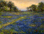 Bluebonnets at Twilight