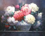 Vase of Peonies